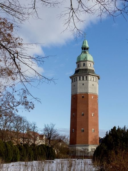 Produktbild: CALVENDO Puzzle Wasserturm in Finsterwalde | 1000 Teile Lege-Gr&ouml;&szlig;e 64x48cm Foto-Puzzle f&uuml;r gl&uuml;ckliche Stunden