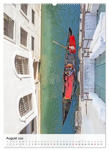 Produktbild: Venedig - Zwischen Wasser und Himmel (Wandkalender 2026 DIN A2 hoch), CALVENDO Monatskalender