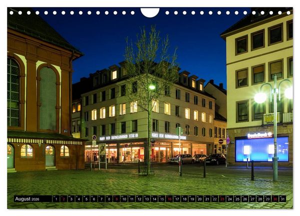 Produktbild: Mannheim Modern. Zeitgen&ouml;ssische Architektur in der Quadratestadt. (Wandkalender 2026 DIN A4 quer), CALVENDO Monatskalender