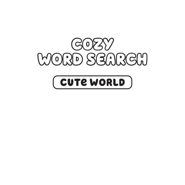 Produktbild: Cozy Word Search Cute World