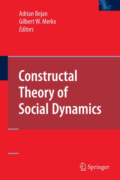 Produktbild: Constructal Theory of Social Dynamics