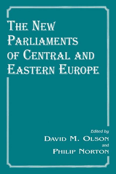 Produktbild: The New Parliaments of Central and Eastern Europe