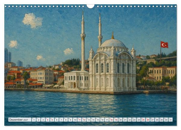 Produktbild: Sehenswertes in Istanbul - Die Sprache der Farben (Wandkalender 2027 DIN A3 quer), CALVENDO Monatskalender