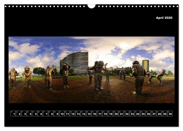 Produktbild: Vancouver / Kanada in faszinierender 360&deg; Panorama-Photographie (Wandkalender 2026 DIN A3 quer), CALVENDO Monatskalender