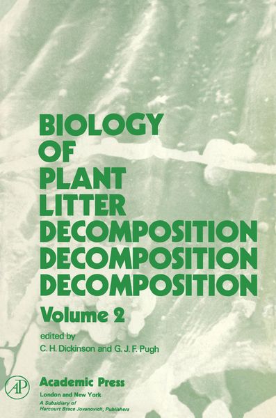 Produktbild: Biology of Plant Litter Decomposition V2