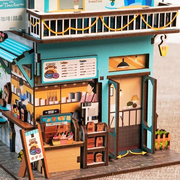 Book Nook DIY Bücherecke Cape Coffee Shop