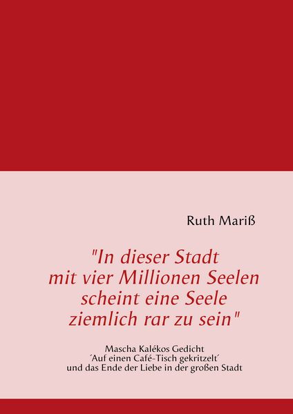Produktbild: In dieser Stadt mit vier Millionen Seelen scheint eine Seele ziemlich rar zu sein