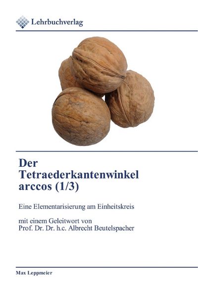 Produktbild: Der Tetraederkantenwinkel arccos (1/3)