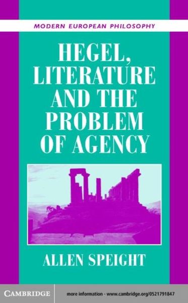 Produktbild: Hegel, Literature, and the Problem of Agency