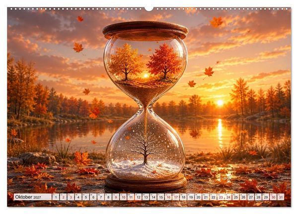 Produktbild: Fantastische Illusionen - Mystischer Kunstkalender (hochwertiger Premium Wandkalender 2027 DIN A2 quer), Kunstdruck in Hochglanz