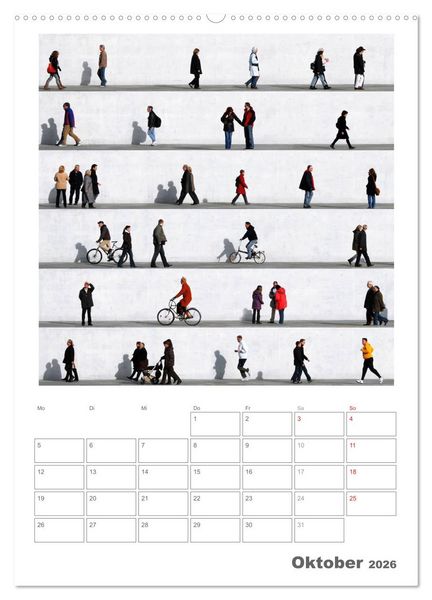 Produktbild: Wall People - Bilderserie von Eka Sharashidze (hochwertiger Premium Wandkalender 2026 DIN A2 hoch), Kunstdruck in Hochglanz