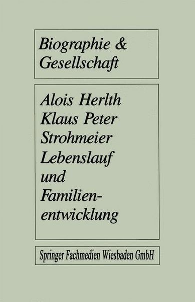 Produktbild: Lebenslauf und Familienentwicklung