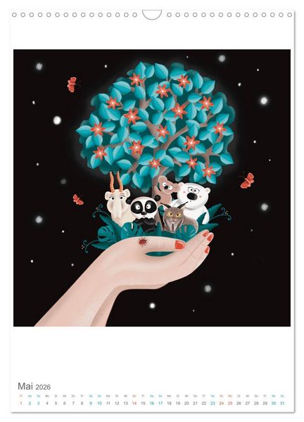 Produktbild: SAVE OUR PLANET - Zur&uuml;ck zur Natur (Wandkalender 2026 DIN A3 hoch), CALVENDO Monatskalender