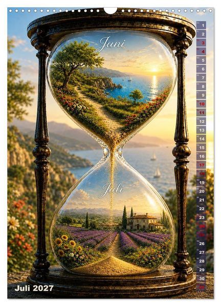 Produktbild: Zeit der Jahreszeiten (Wandkalender 2027 DIN A3 hoch), CALVENDO Monatskalender