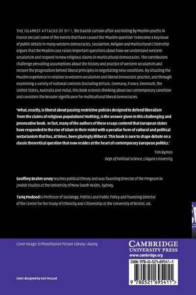 Produktbild: Secularism, Religion and Multicultural Citizenship