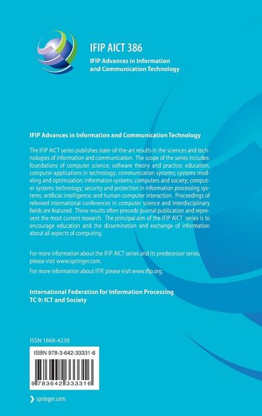 Produktbild: ICT Critical Infrastructures and Society