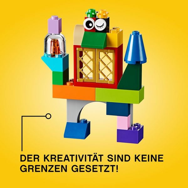 Produktbild: LEGO Classic 10698 Gro&szlig;e Bausteine-Box, Spielzeugaufbewahrung, Bausteine
