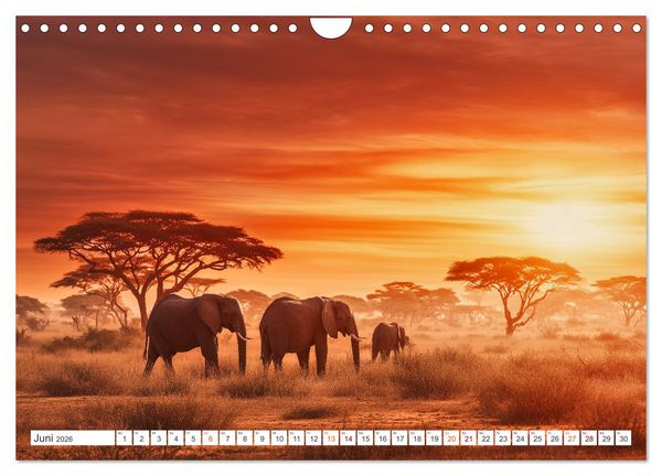 Produktbild: Ungez&auml;hmte Natur (Wandkalender 2026 DIN A4 quer), CALVENDO Monatskalender