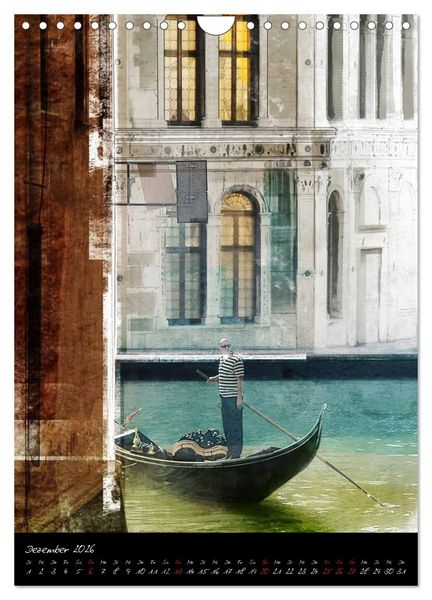 Produktbild: Venezia 2026 Stadt der Tr&auml;ume (Wandkalender 2026 DIN A4 hoch), CALVENDO Monatskalender