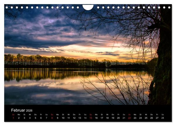 Produktbild: Die Farben des Niederrheins (Wandkalender 2026 DIN A4 quer), CALVENDO Monatskalender