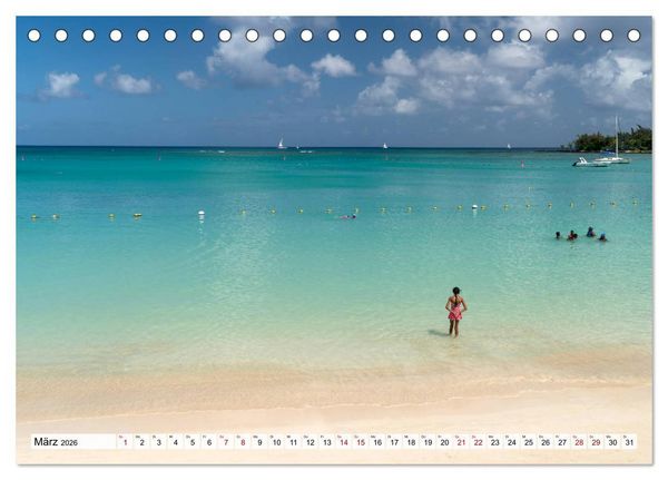Produktbild: Traumstr&auml;nde auf Mauritius (Tischkalender 2026 DIN A5 quer), CALVENDO Monatskalender