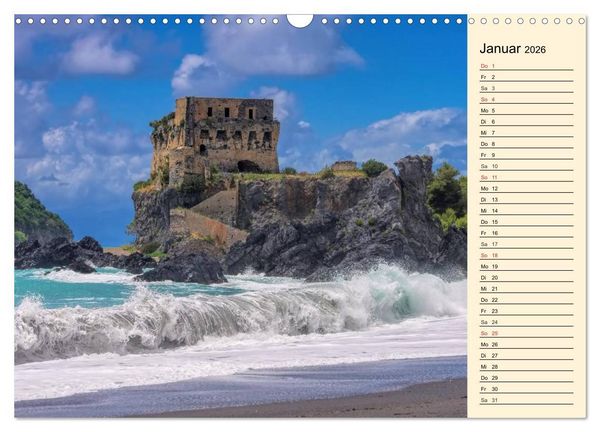 Produktbild: Burgen in Italien (Wandkalender 2026 DIN A3 quer), CALVENDO Monatskalender