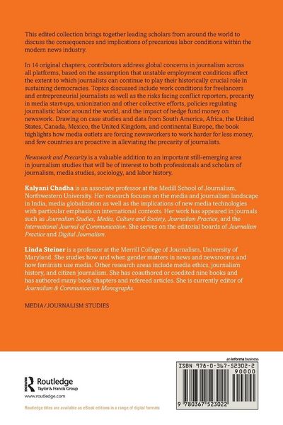 Produktbild: Newswork and Precarity