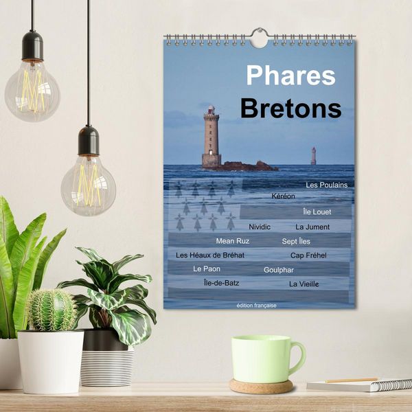 Produktbild: Phares Bretons (Calendrier mural 2026 DIN A4 horizontal), CALVENDO calendrier mensuel