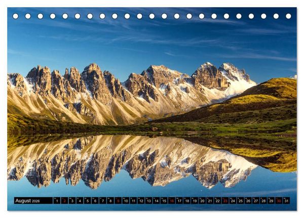 Produktbild: Tiroler Bergseen (Tischkalender 2026 DIN A5 quer), CALVENDO Monatskalender
