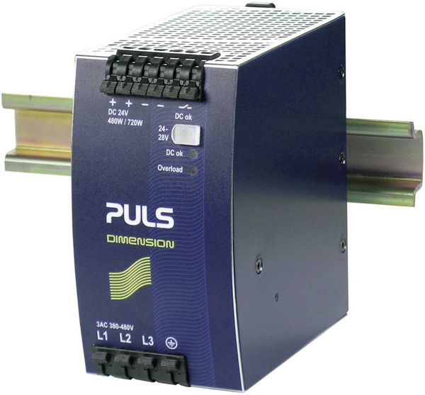 Produktbild: PULS QT20.241 Hutschienen-Netzteil (DIN-Rail) 24 V/DC 20 A 480 W Anzahl Ausg&auml;nge:1 x Inhalt 1 St.