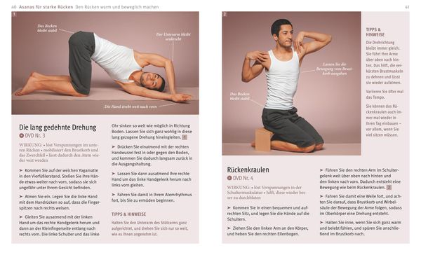 Produktbild: Yoga f&uuml;r den R&uuml;cken (mit DVD)