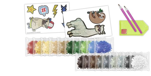Produktbild: Diamond Painting Sticker "Animal friends"