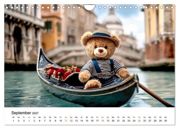 Produktbild: Teddyb&auml;r - klein aber oho (Wandkalender 2027 DIN A4 quer), CALVENDO Monatskalender