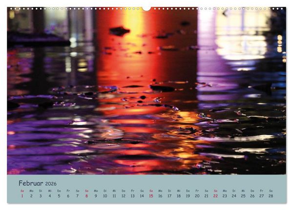 Produktbild: Leuchtfarben (Wandkalender 2026 DIN A2 quer), CALVENDO Monatskalender