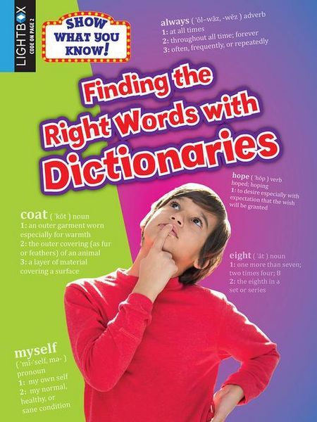 Produktbild: Finding the Right Words with Dictionaries