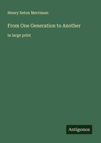 Produktbild: From One Generation to Another