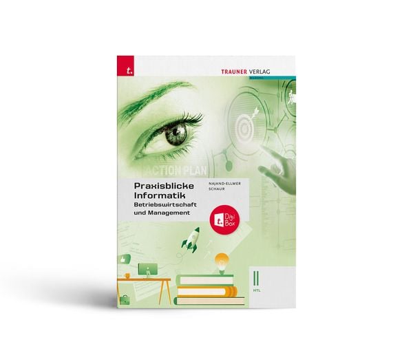 Produktbild: Praxisblicke Informatik &ndash; Betriebswirtschaft und Management II HTL + TRAUNER-DigiBox