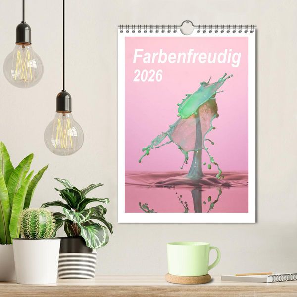 Produktbild: Farbenfreudig (Wandkalender 2026 DIN A4 hoch), CALVENDO Monatskalender