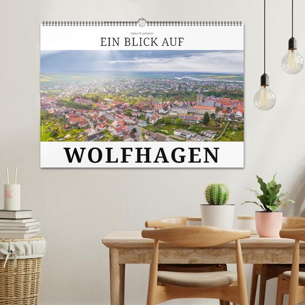 Produktbild: Ein Blick auf Wolfhagen (Wandkalender 2026 DIN A2 quer), CALVENDO Monatskalender