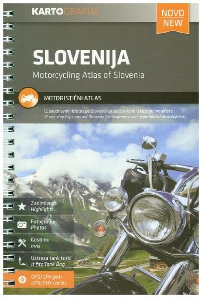 Produktbild: Motorcycling Atlas of Slovenia