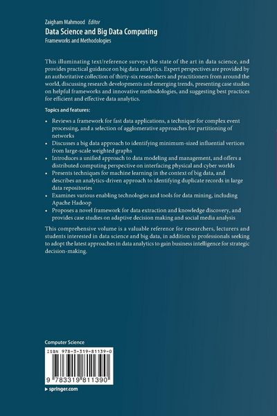 Produktbild: Data Science and Big Data Computing