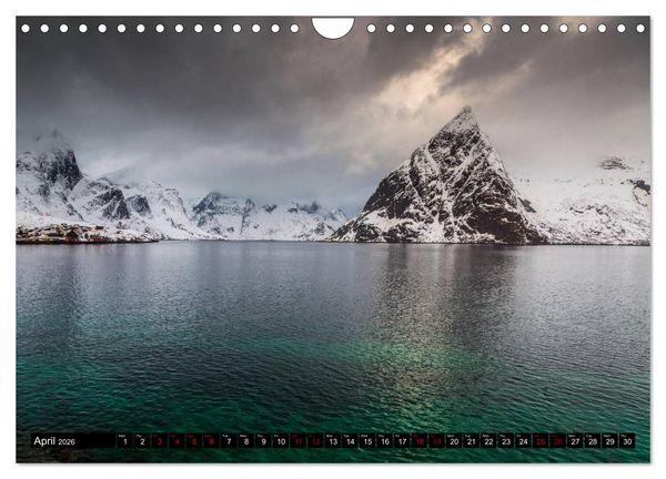 Produktbild: Lofoten. Nature Water Light (Wall Calendar 2026 DIN A4 landscape), CALVENDO 12 Month Wall Calendar