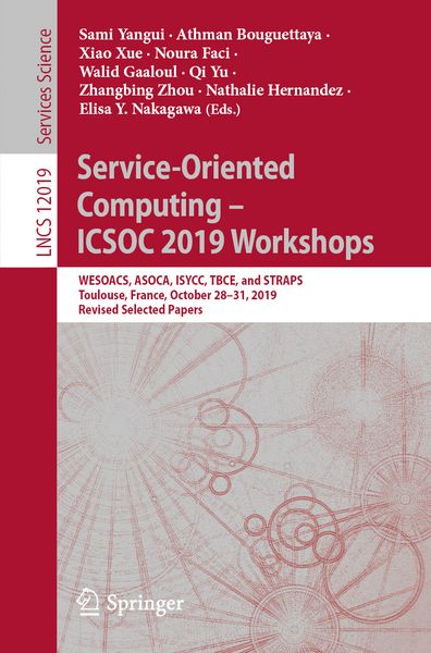 Produktbild: Service-Oriented Computing &ndash; ICSOC 2019 Workshops