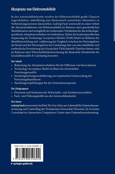 Akzeptanz von Elektromobilität