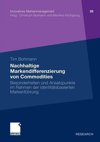 Produktbild: Nachhaltige Markendifferenzierung von Commodities