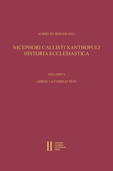Produktbild: Nicephori Callisti Xanthopuli Historia Ecclesiastica