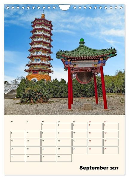 Produktbild: Taiwan &ndash; Traumreise durch Asiens Geheimtipp (Wandkalender 2027 DIN A4 hoch), CALVENDO Monatskalender
