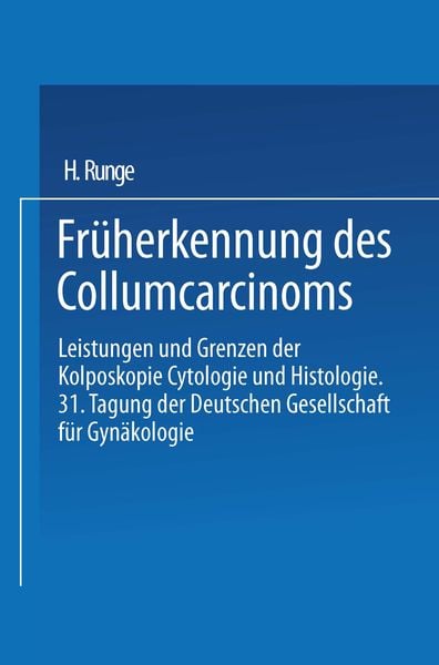 Produktbild: Fr&uuml;herkennung des Collumcarcinoms