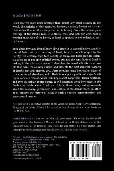 Produktbild: 1001 Facts Everyone Should Know about Israel