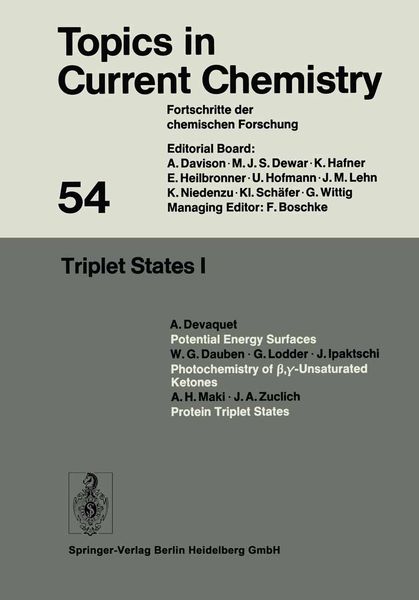 Produktbild: Triplet States I